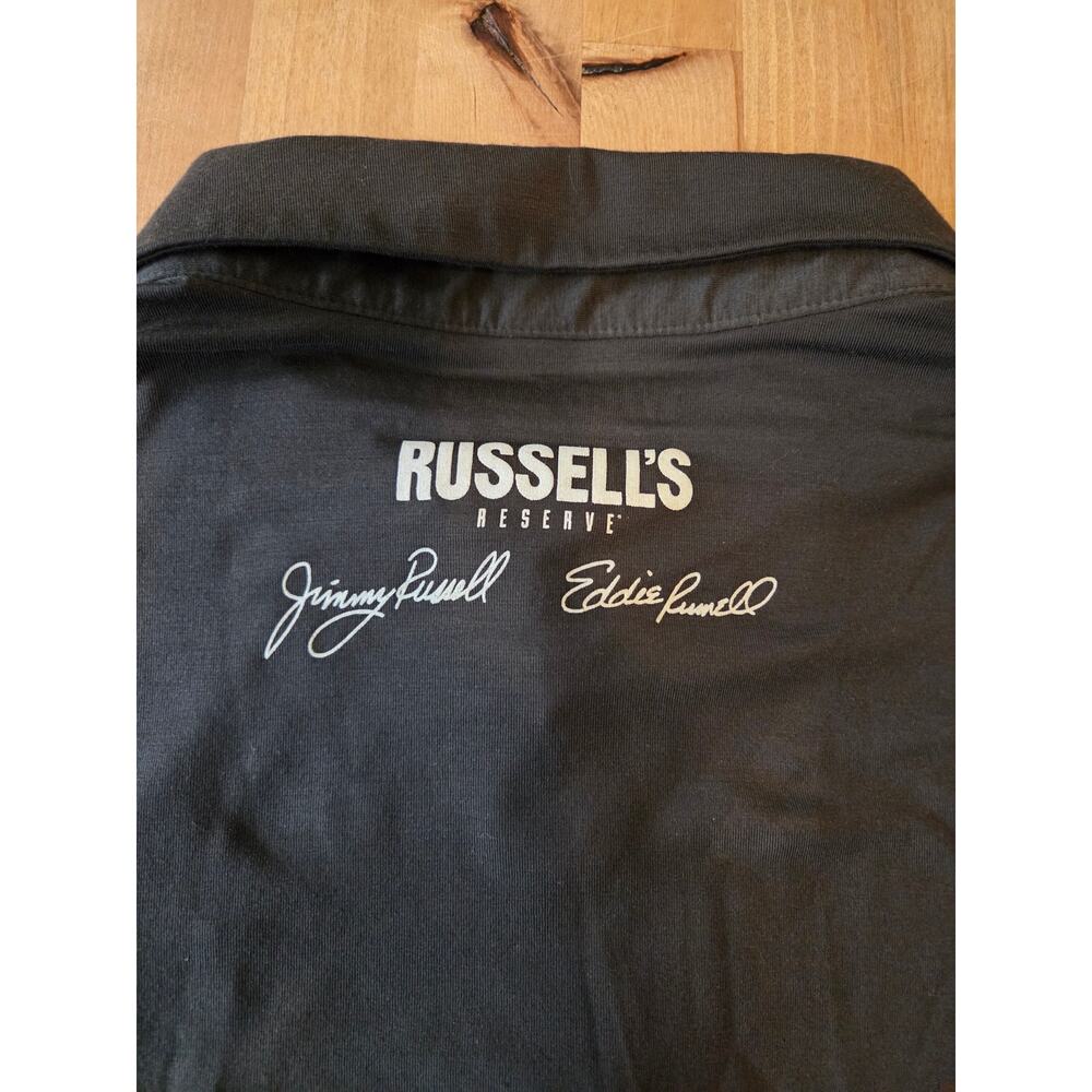 Wild Turkey Distilling Co. Russell’s Reserve Polo Shirt – Charcoal Gray Men's XL - Picture 6 of 7